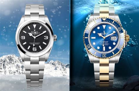 rolex explorere vs submariner|rolex 16570 review.